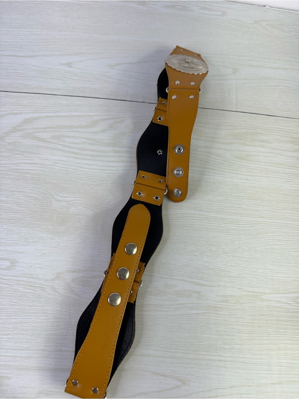 Studded Western Belt - Picture 3 of 5